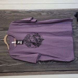 Bella Canvas Skeleton Mermaid Graphic Tee